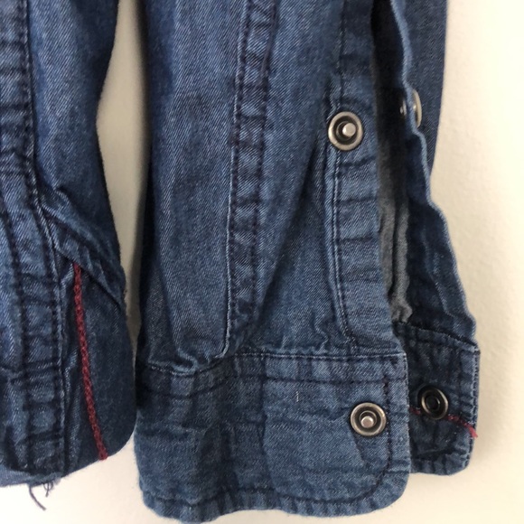 Thread and Cloth Blue Indigo Western shirt size M - Picture 4 of 6